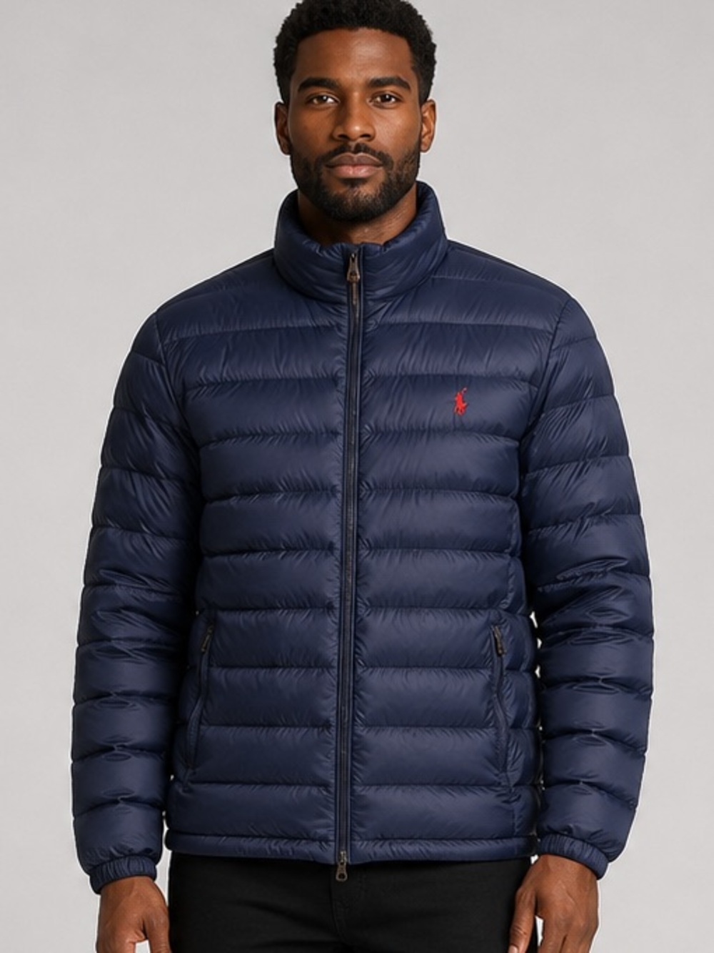 Polo Ralph Lauren Men’s XL Navy Blue Lightweight Puffer Jacket